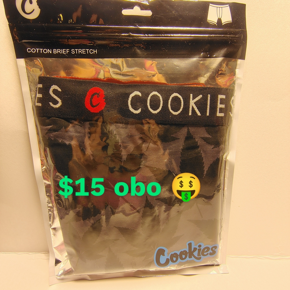 Cookies grey Cotton Brief Stretch Underwear - Cookies Waistband